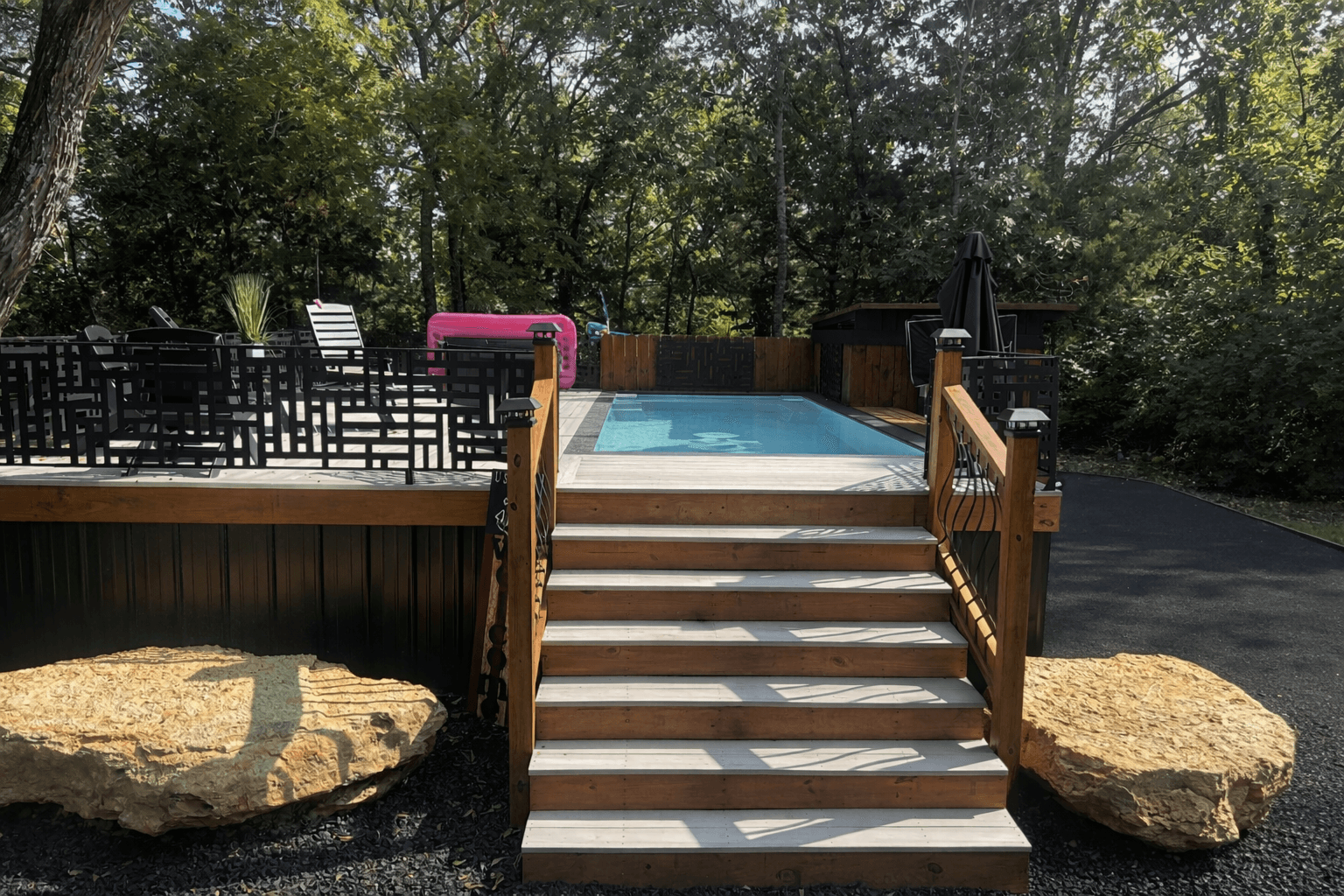 Container pool example for Bridgeport Ct homeowners