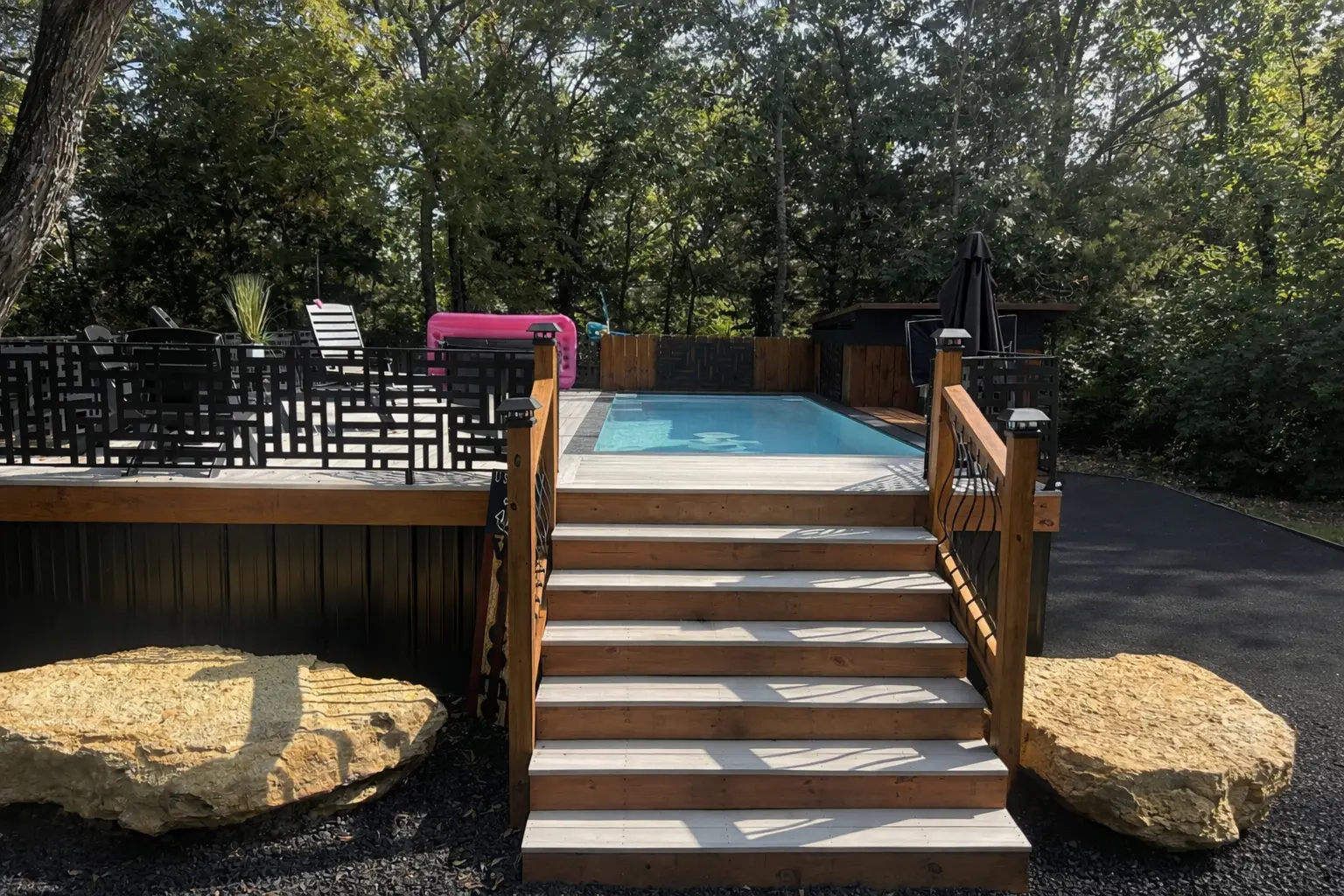 Above ground Midwest container pool